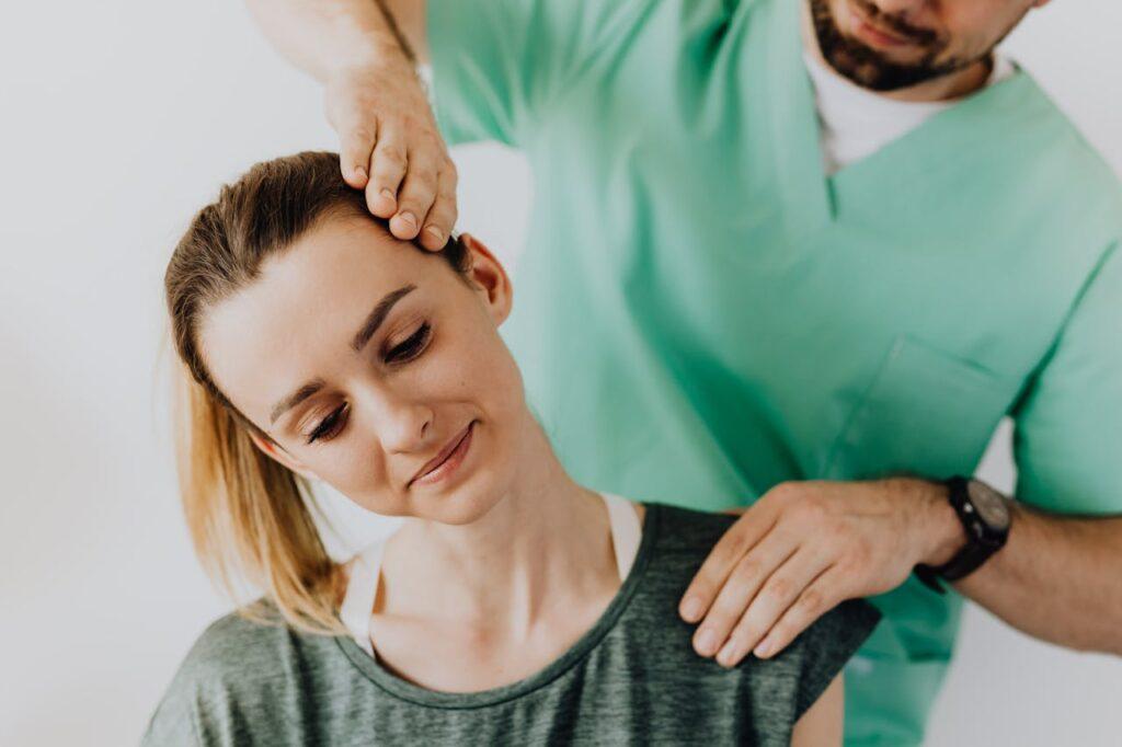 Photo by Photo By: Kaboompics.com: https://www.pexels.com/photo/professional-massage-therapist-treating-a-female-patient-s-injured-neck-4506217/